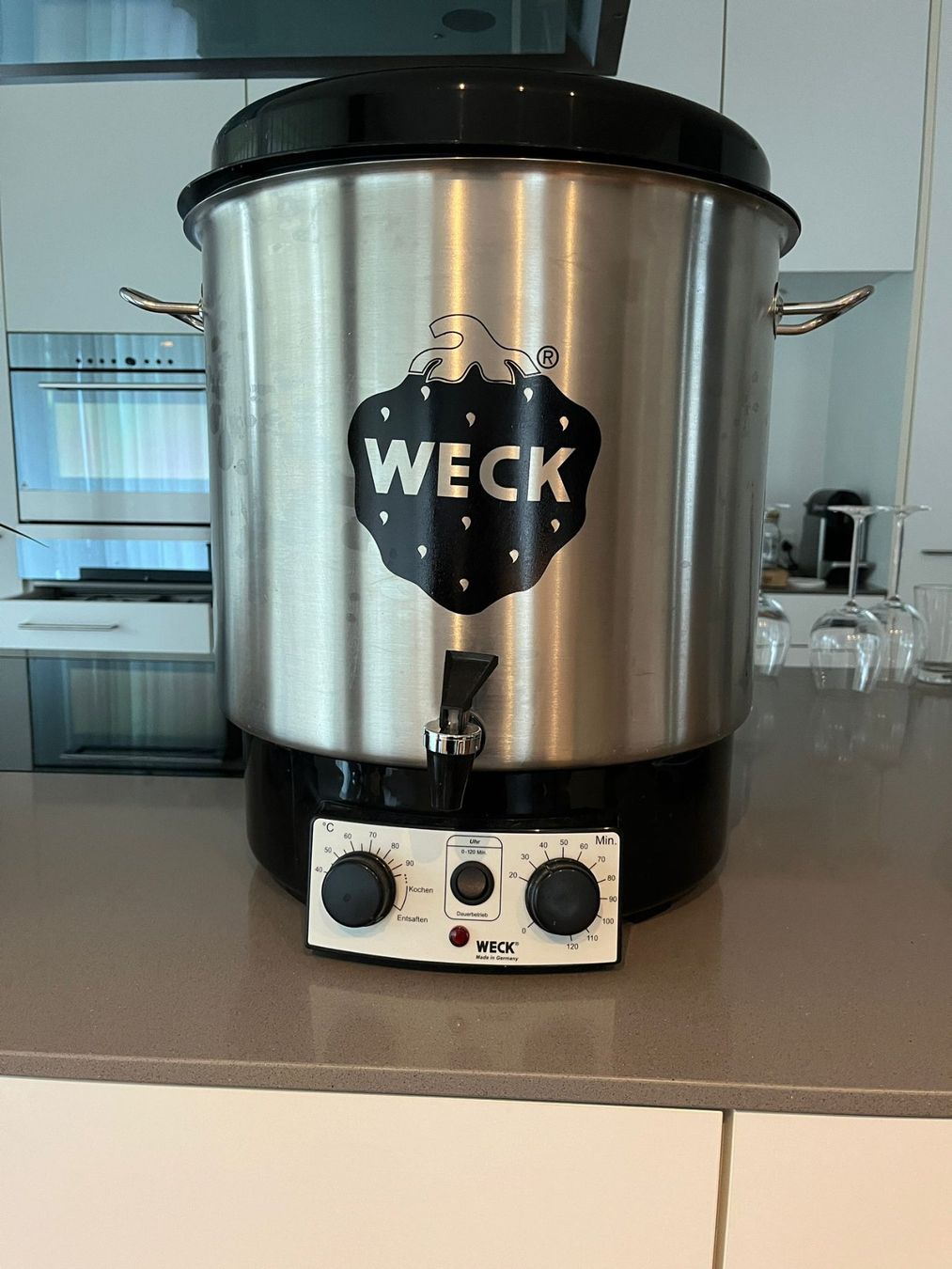 Elettrodomestici da cucina: Weck WAT 25A Einkochautomat Edelstahl – Usato da Staufen venduto da Fleby84