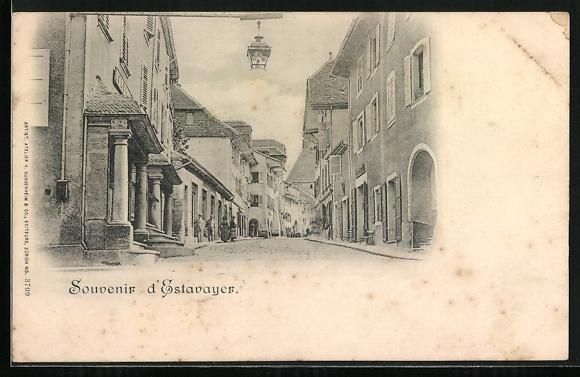 Cartes postales: AK Estavayer, Une Rue – D'occasion à Berlin par bartko-reher