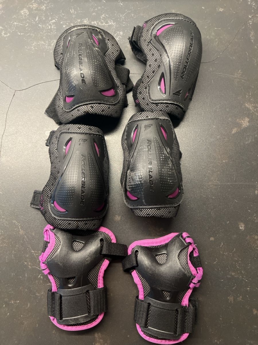 Protezioni & Imbottiture: Schützerset Rollerblade Pink XS Hand-/Ellenbogen-/Knieprotek – Usato da Horw venduto da Lela_01