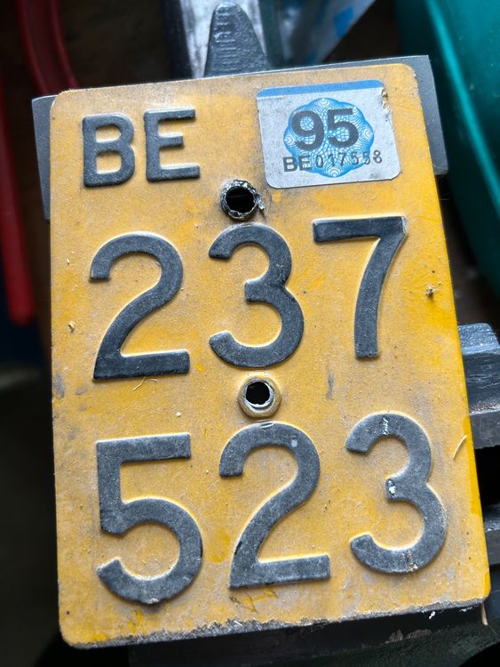 BE Mofa Nummernschild Kaufen auf Ricardo