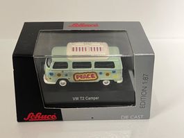 Schuco VW T2 Camper "Peace" Edition 1:87