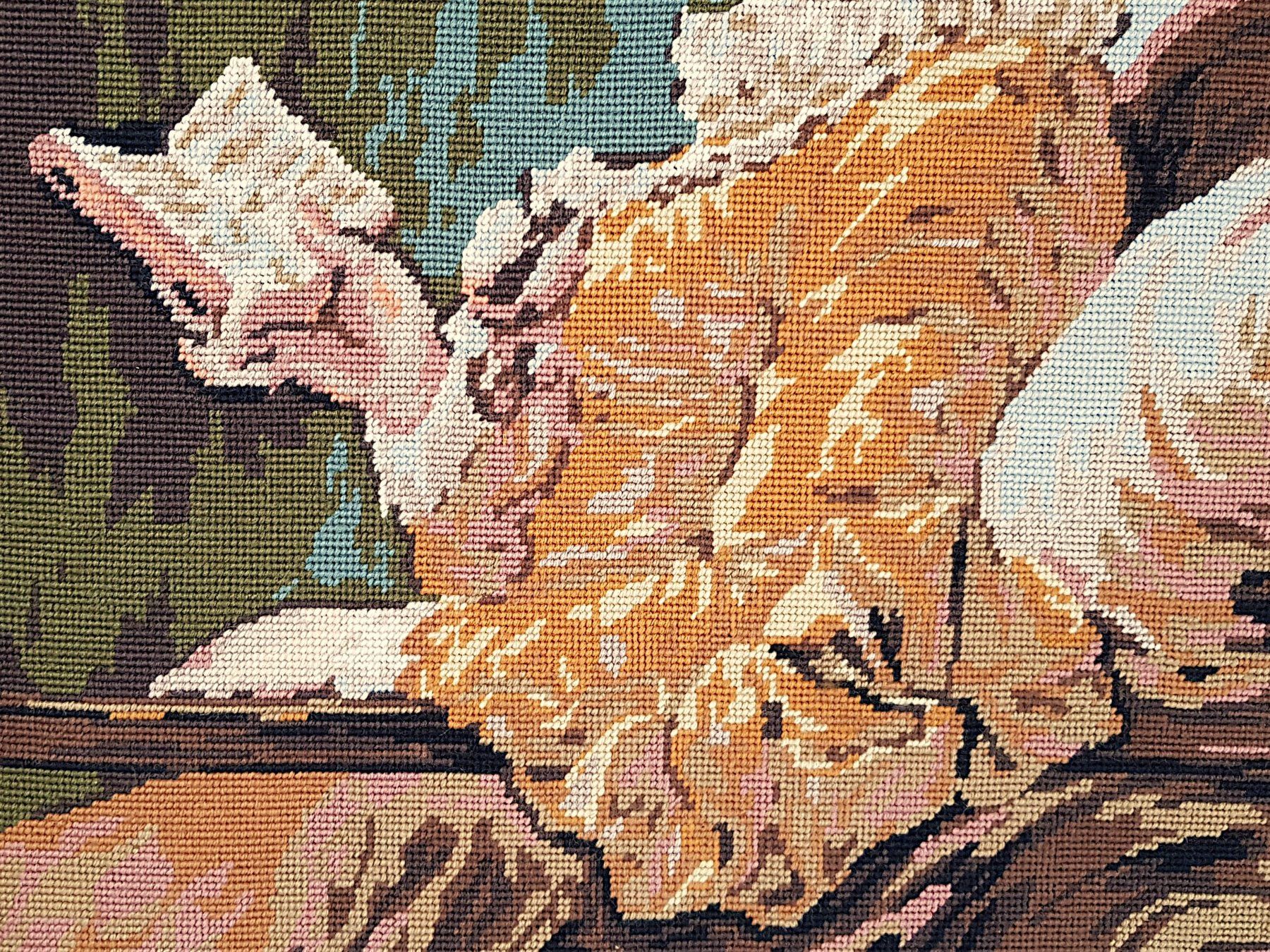 Poster & Bilder: Gobelin Stickbild " Die Lesende" – Gebraucht aus Suhr von Restwert_Suhr 2