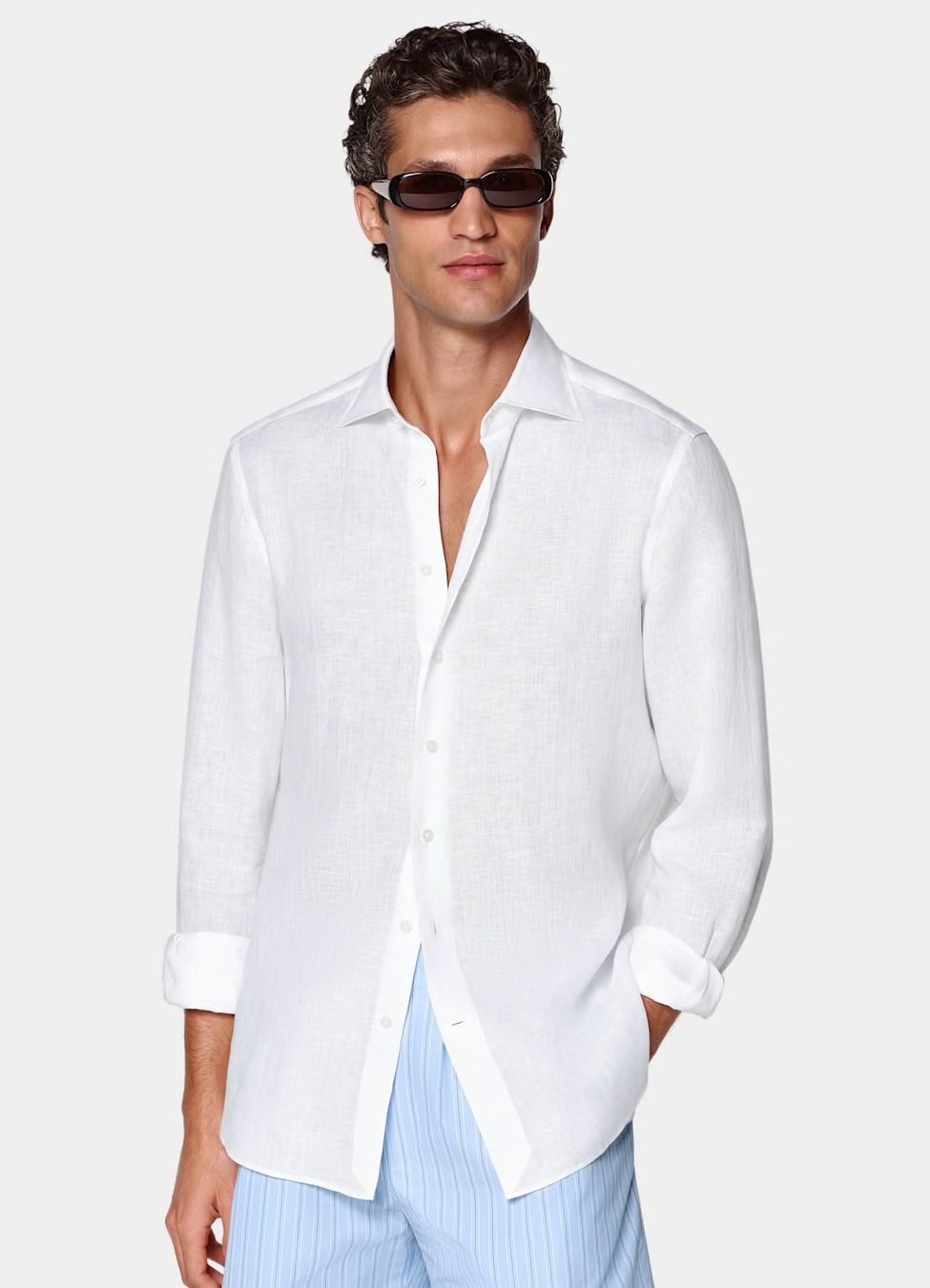 Suitsupply Hemden: Chemise blanche - 100% lin - SUITSUPPLY - Taille M – Neu und originalverpackt aus Zürich von Mari_8b2k 3