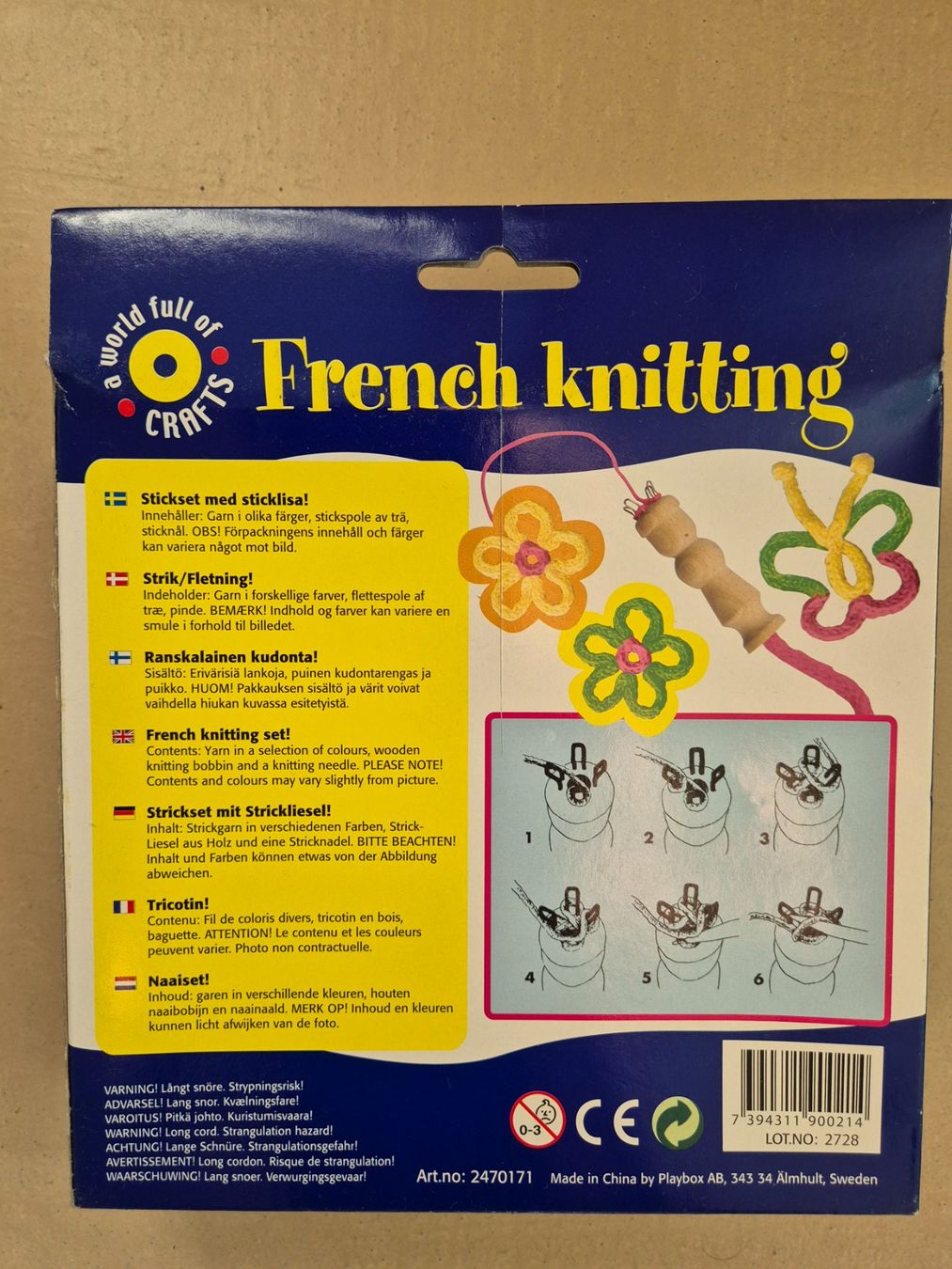 Kit bricolage: French Knitting Set Kinder Neu 5+ – Nuovo e nell'imballaggio originale da Dietikon venduto da grafad 1