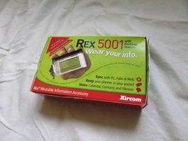 xircom rex 5001, pocketplaner, wie neu