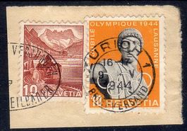 APOLLO 1944 MIT VOLLSTEMPEL AUF FRAGMENT - EH30