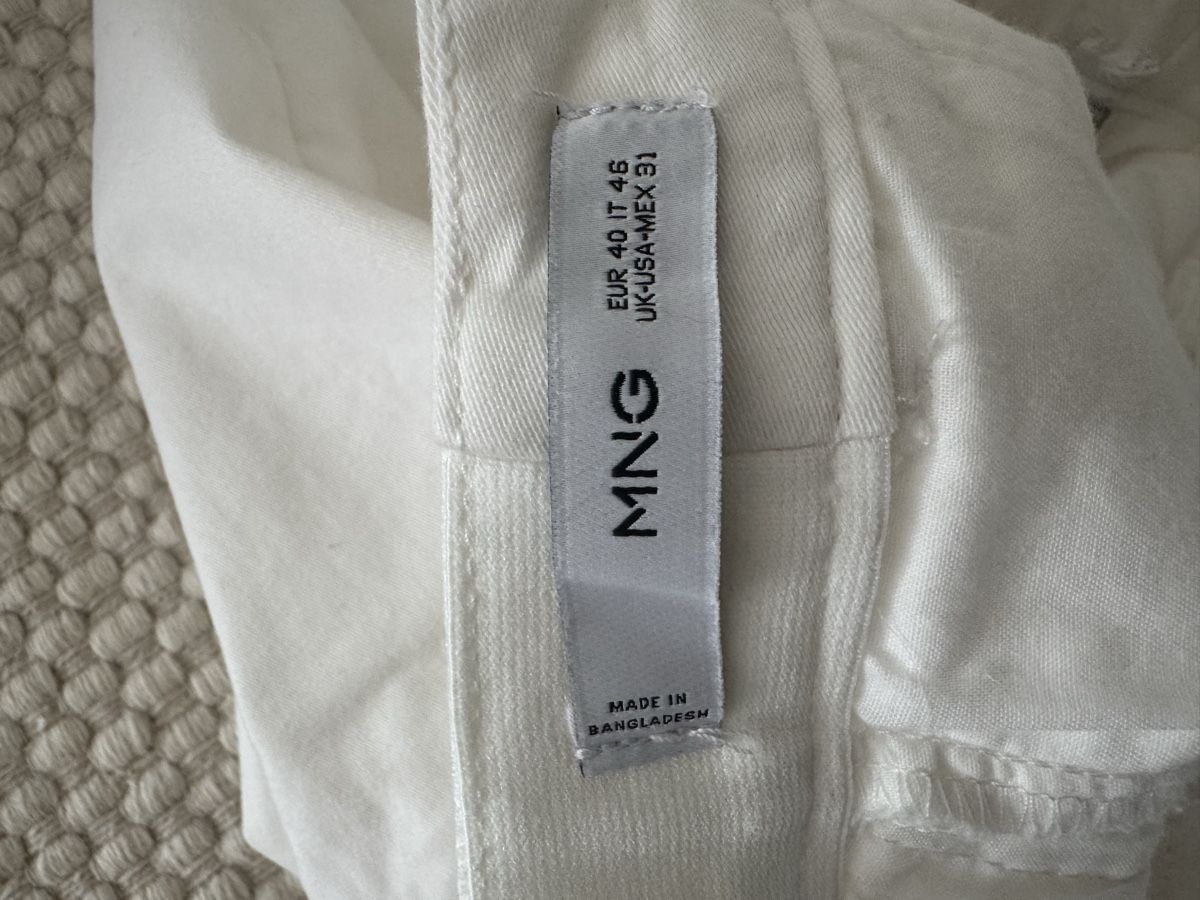 Mango Pantalons: Weiße Chino Gr.40 – D'occasion à Derendingen par att_9kys 2