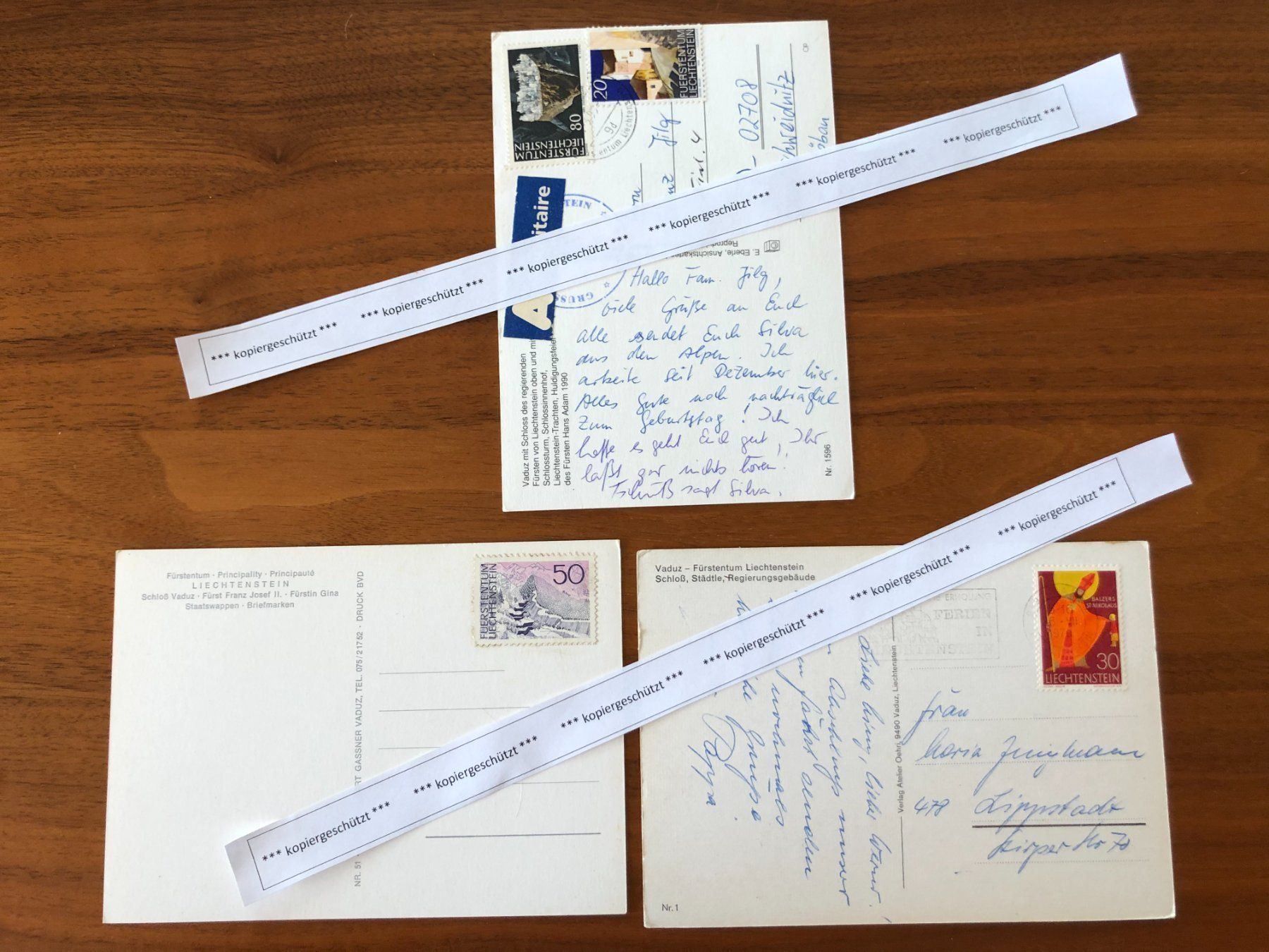 Cartoline postali: Schloss Vaduz Lichtenstein AK – Usato da Hefenhofen venduto da Bierinder 1