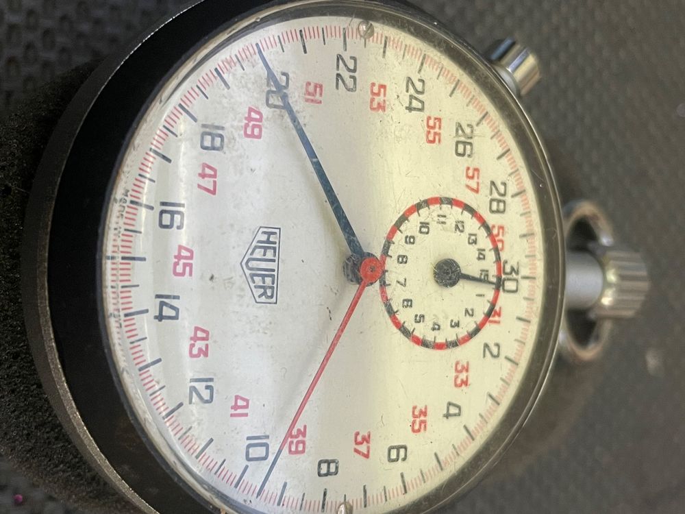 HEUER STOPPUHR RATTRAPANTE FUNKTIONIERT RAR | Kaufen auf Ricardo