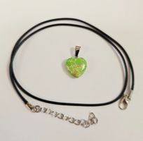 Neu! Herz Anhänger mit Kette - Charm Anhänger