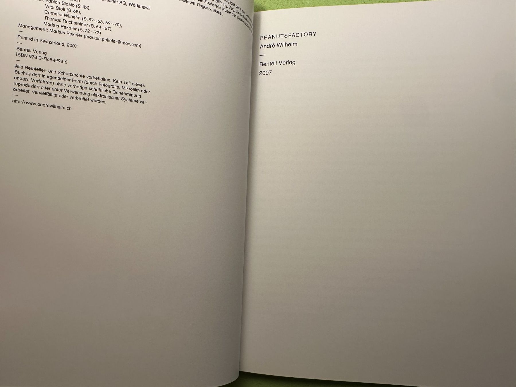 Libri: André Wilhelm: Peanuts Factory. – Usato da Zürich venduto da allp 2
