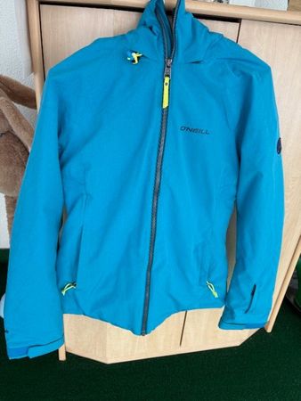 O'Neill Skijacke blau mit Kapuze