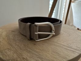 Vanzetti Veloursleder Gürtel taupe Gr. 80 – wie neu