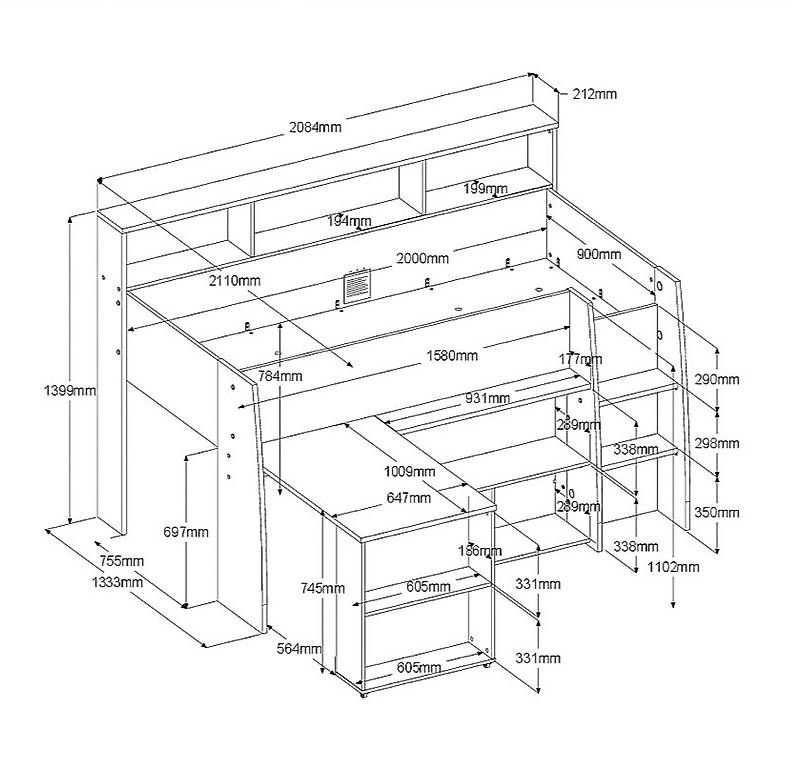 Letti: Hochbett Kinder – Usato da Otelfingen venduto da Adnil02 3