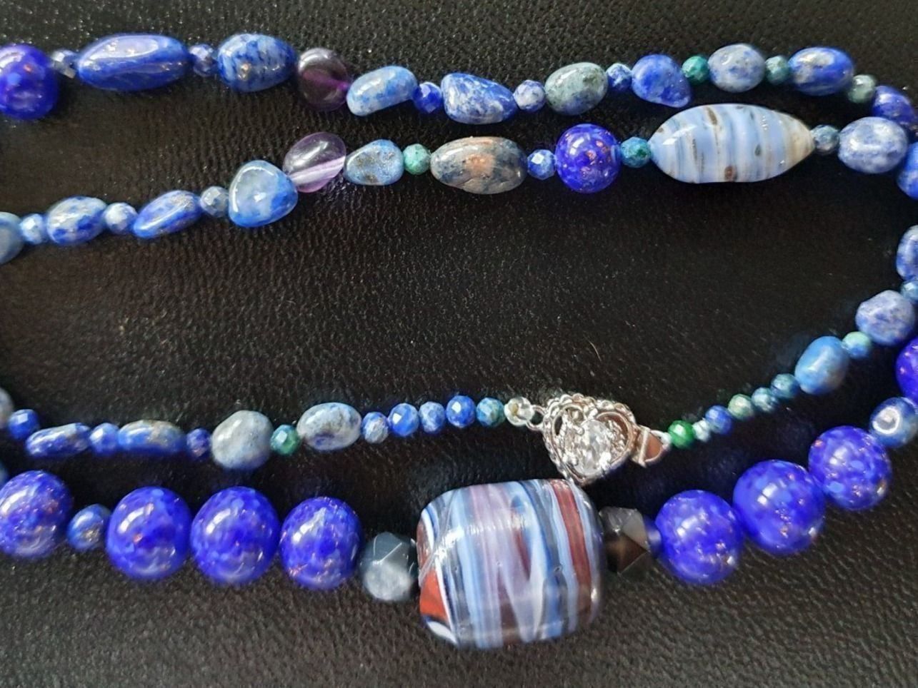 Murano Ketten: Murano glass mit Lapis Lazuli – Neu (gemäss Beschreibung) aus Benglen von Meercat3 1