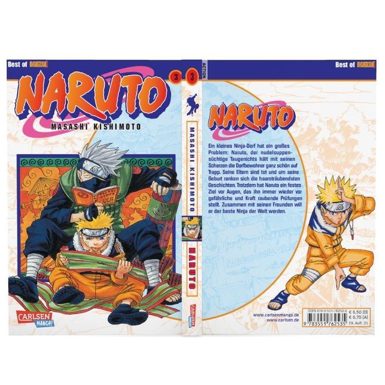Fumetti: Naruto (Band 3)  > Masashi Kishimoto <    (Deutsche Ausgabe) – Usato da St.Galllen venduto da elkaphone 1