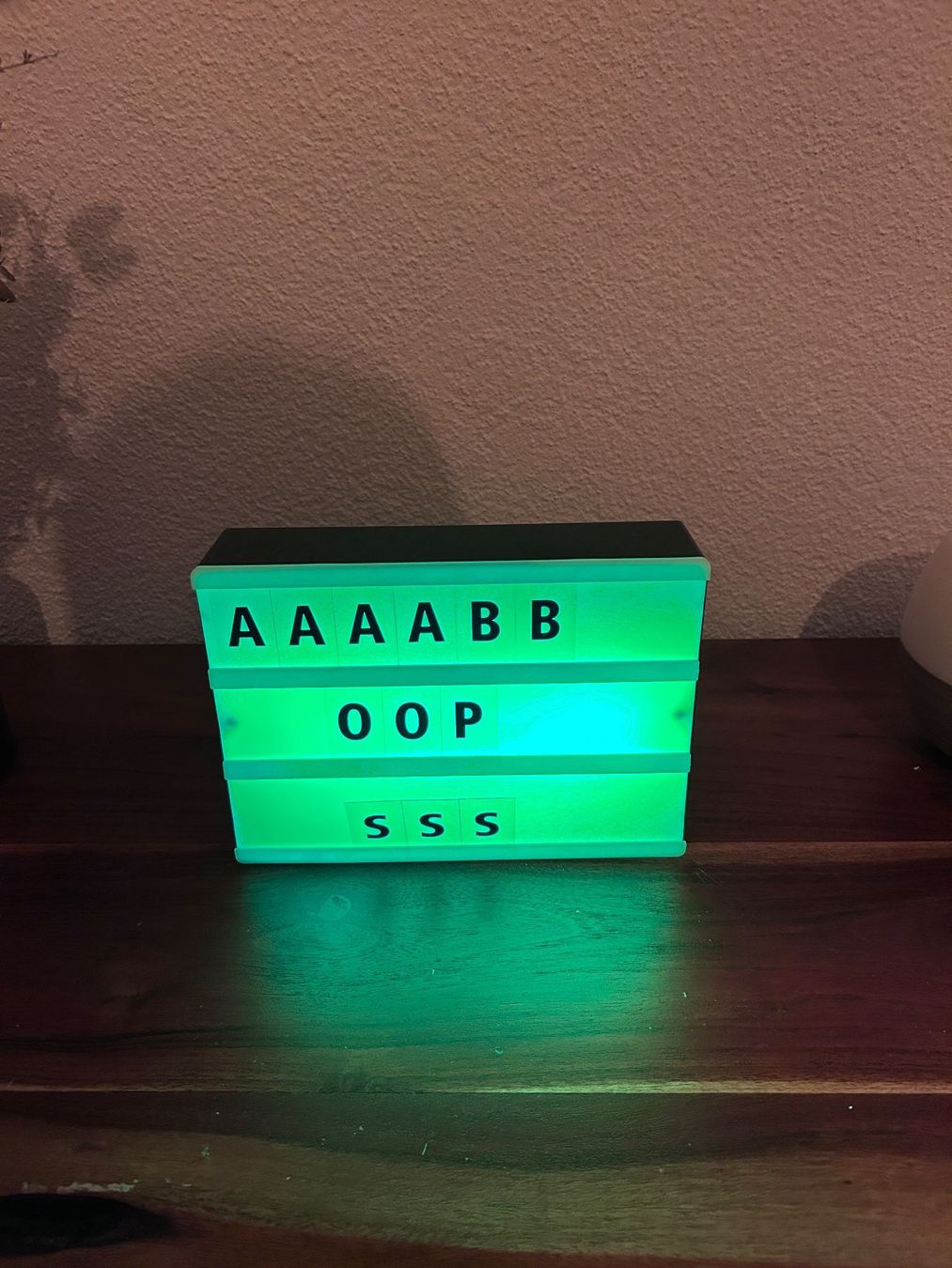 Tutte le decorazioni: Leuchtkasten mit Buchstaben neu – Nuovo (secondo la descrizione) da Uznach venduto da Mickey93 2