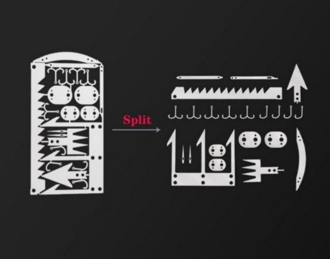 Tutti gli attrezzi: Survival Card Multitool Kreditkartenform – Nuovo e nell'imballaggio originale da Walenstadt venduto da emynmuil1 3
