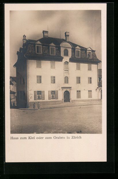 Cartes postales: Zürich, Haus zum Kiel oder zum Graben – D'occasion à Berlin par bartko-reher