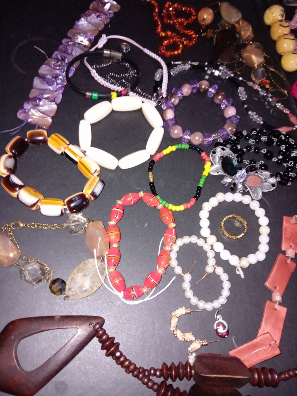 Altri gioielli: lotto gioielli e materiali semipreziosi  per bijoux – Difettoso da Biasca venduto da Old_6blh 6