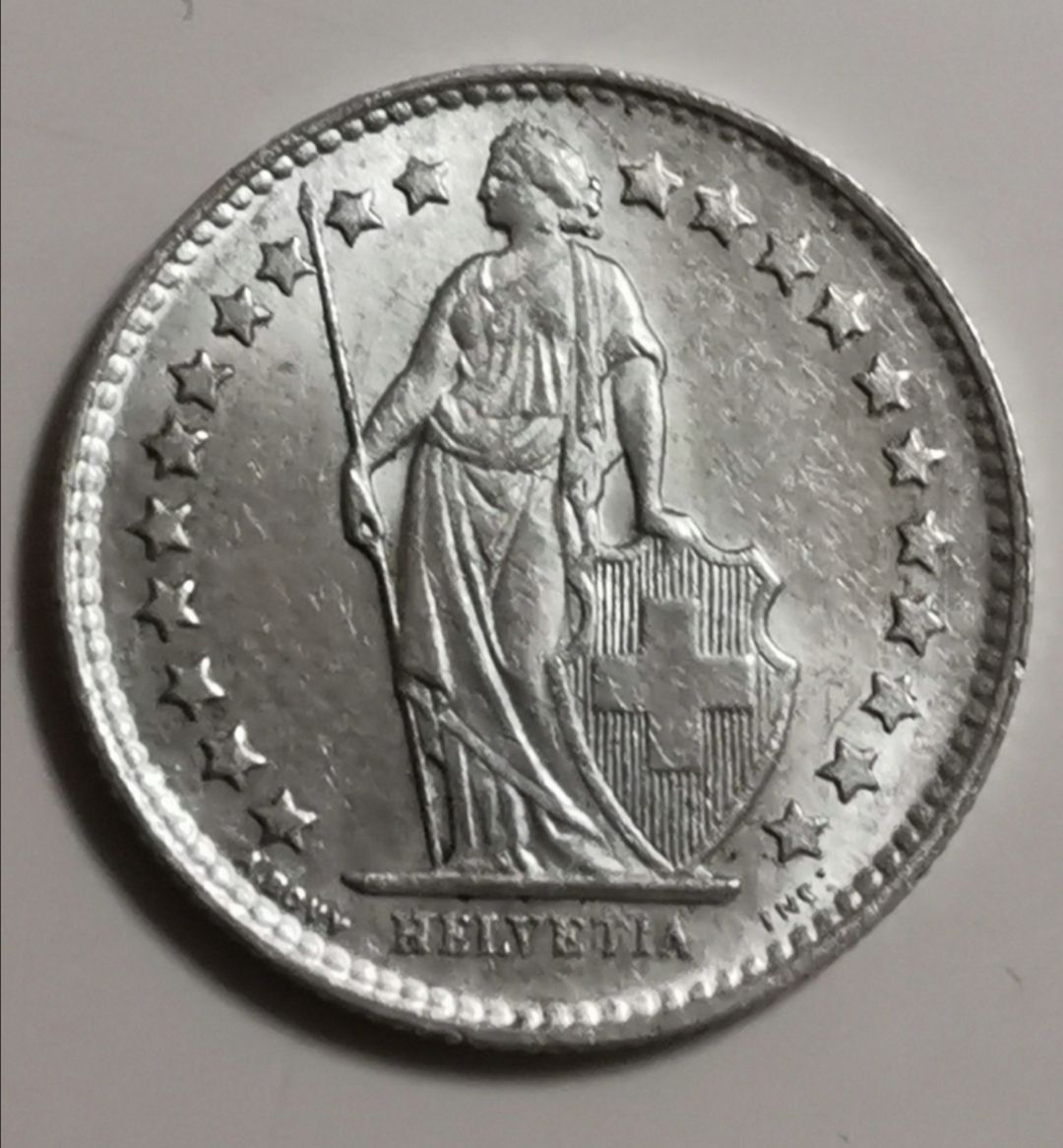 Alle Münzen: 50 Rappen 1955 Silber Top – Gebraucht aus Zürich von turbopuz 1
