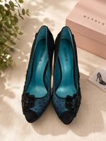 MENBUR Designer Plateau Peeptoes Grösse 39, Neu!!