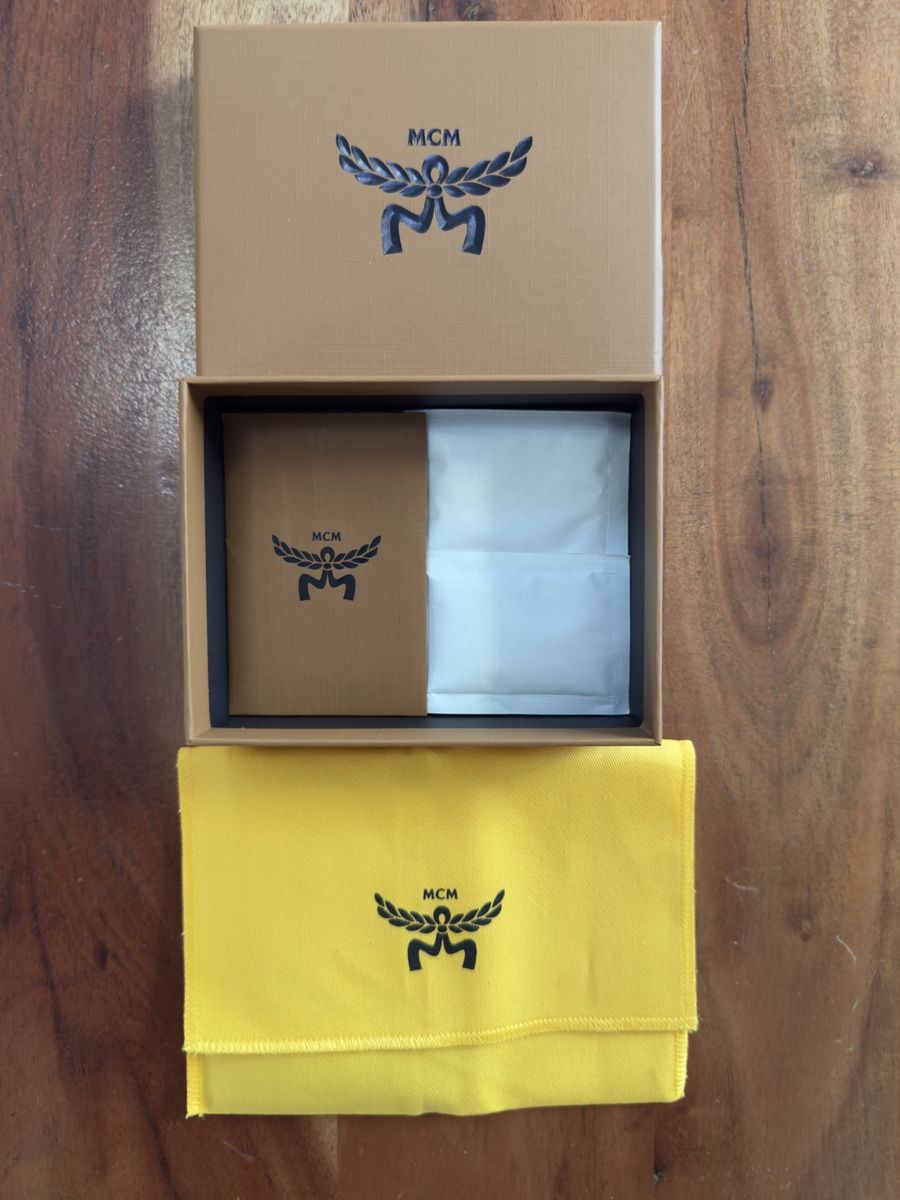 Mcm Portafogli: MCM Kartenetui Visetos Cognac, neu mit Box – Nuovo (secondo la descrizione) da Neuendorf venduto da Bleu_primitif 3