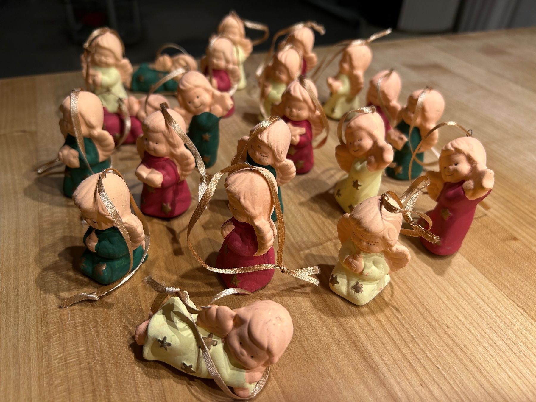Tutte le decorazioni: 20 kleine Weihnachtsengel – Nuovo (secondo la descrizione) da Eschenz venduto da glaro14 4