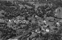 Corzoneso (TI) – Veduta aerea del villaggio Blenio