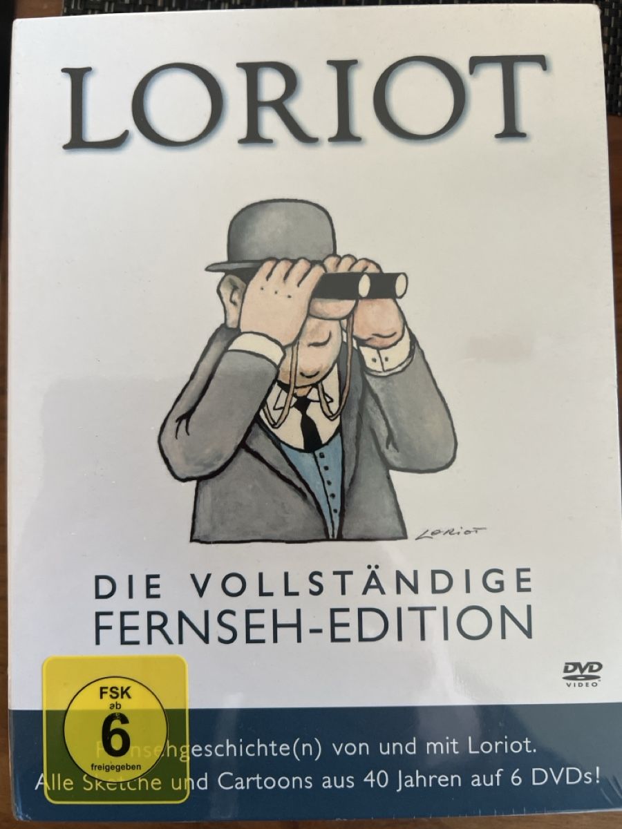 Tutti i DVDs: Loriot - Die vollständige Fernseh-Edition, 6 DVDs Box! – Nuovo e nell'imballaggio originale da Erlenbach ZH venduto da ari_l7vp