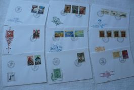 FL 1987 Neuausgaben 9 FDC