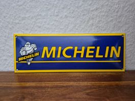 Emailschild Michelin Reifen Werkstatt Garage Emaille Schild