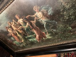 Chromo litho Hans Zatzka Nymphes satyres