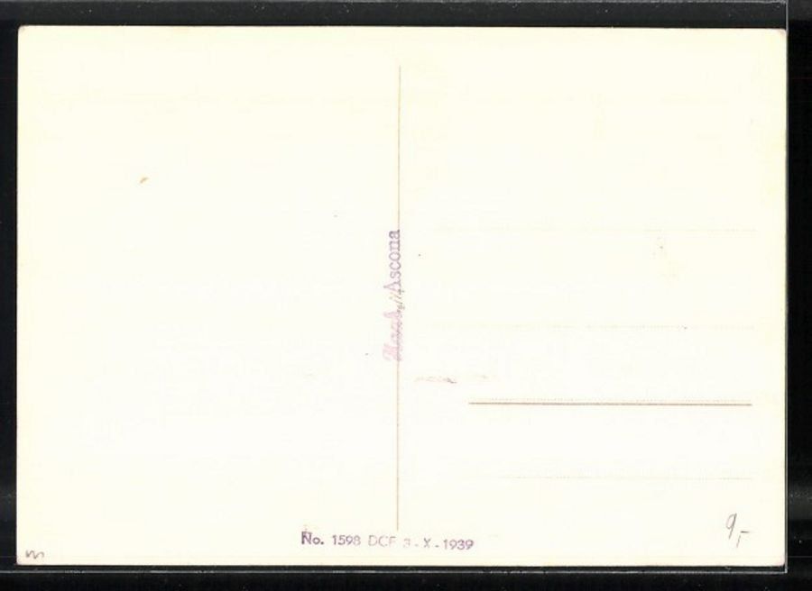 Cartes postales: Ascona, Casa Borriani, verso 1930 – D'occasion à Frauenfeld par POML 1