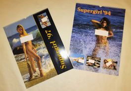 SUPERGIRL EROTIK KALENDER ** 1994 & 1997 **