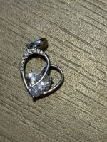 Pendentif cœur en argent 925.