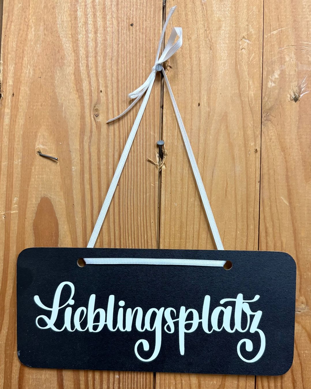 Insegne: Shabby - Holzschild Lieblingsplatz – Nuovo (secondo la descrizione) da Kesswil venduto da Nicole220870