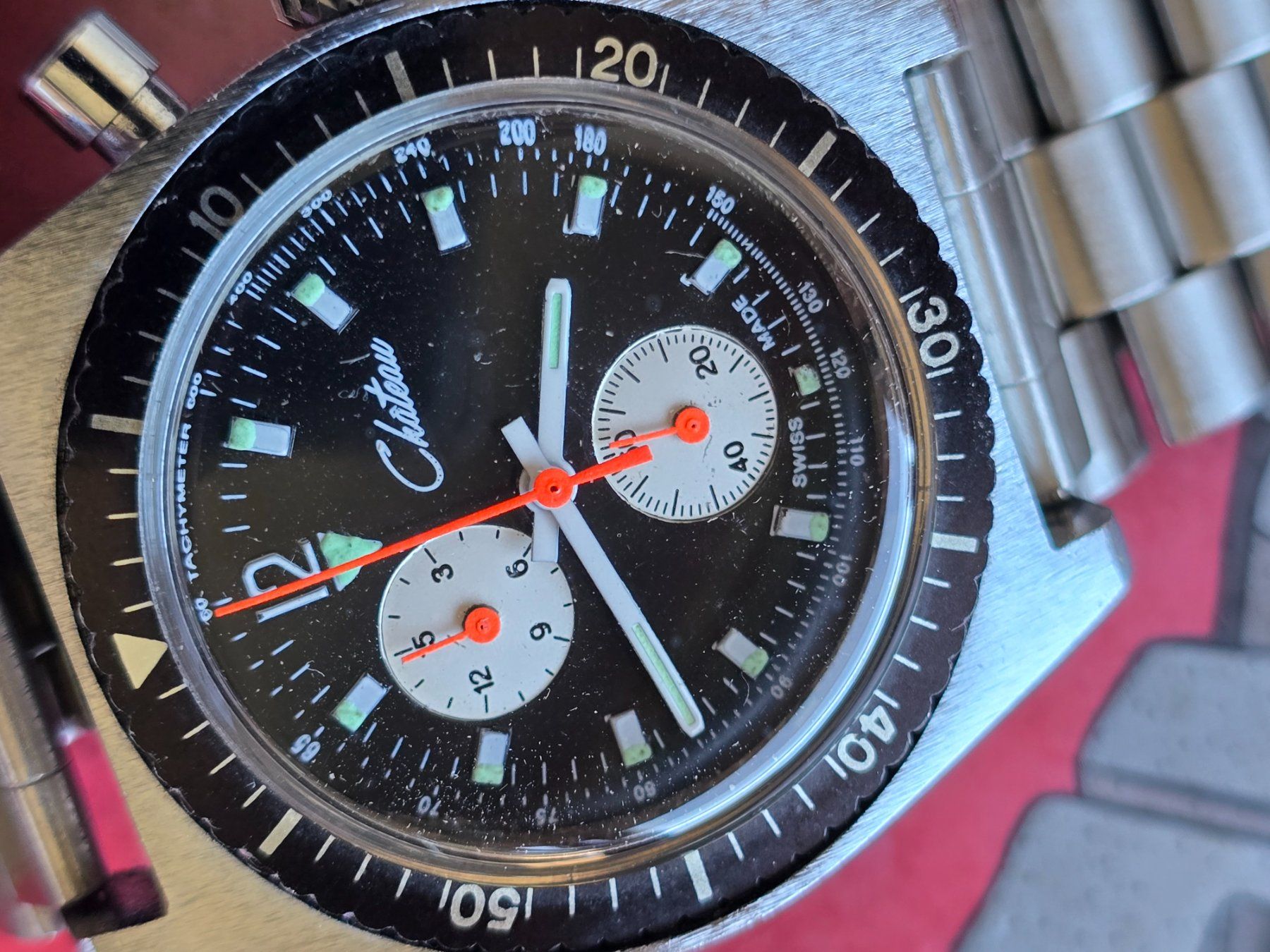 Tissot Orologi: 213 Chateau Chronograph Cal EB 8420 wunderschoen – Usato da Muri AG venduto da Corredor 3