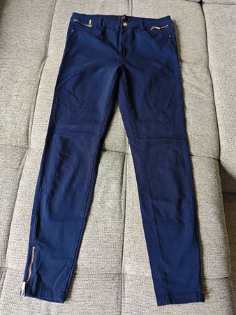 Stylish Ladies' Navy Blue Trousers - Size 40 - Summer Look ?