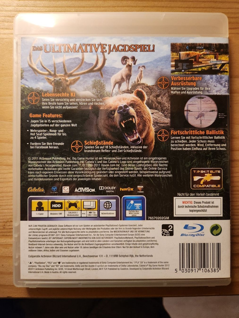 Spiele: PS3 - Cabela's Big Game Hunter 2012 – Gebraucht aus Kandergrund von BSD83 1