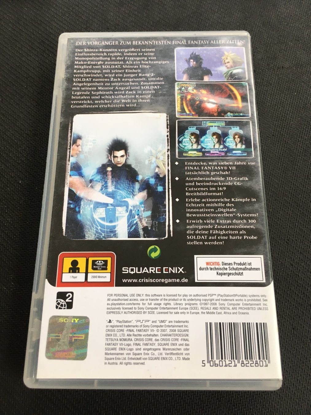 Sony Giochi: Final Fantasy VII Crisis Core - PSP – Usato da St.Gallen venduto da Punktchen01 1
