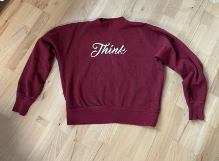 Isabel Marant sweatshirt burgundy size 36 Think print