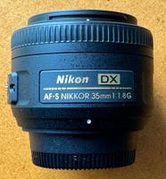 Sehr schönes Nikon AF‑S DX NIKKOR 35mm f/1.8G