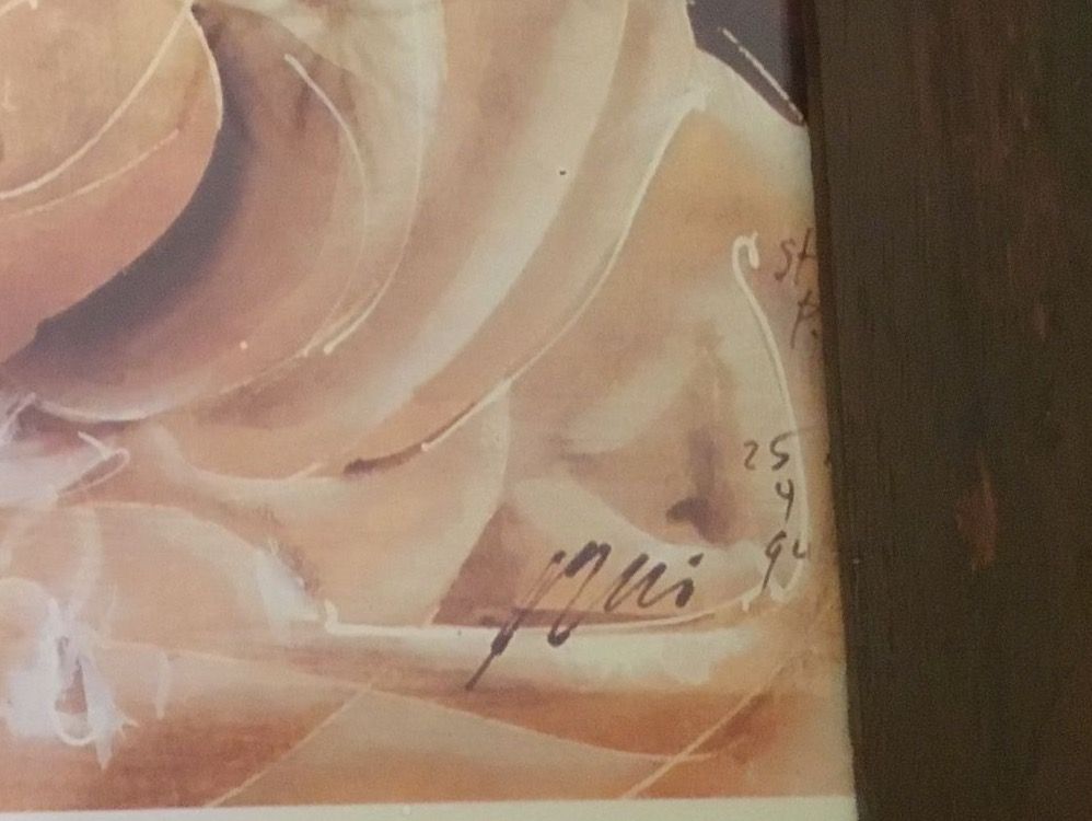 Poster & Bilder: Hans Erni, Familie gerahmt – Gebraucht aus Schlieren von Jeajet 3