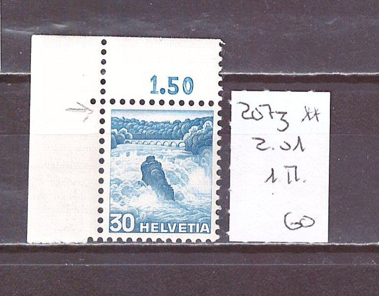 Tutti i francobolli: # 11 --- ABART "DOPPELPRÄGUNG 207Z.2.01** – Nuovo (secondo la descrizione) da Dübendorf venduto da Piero2