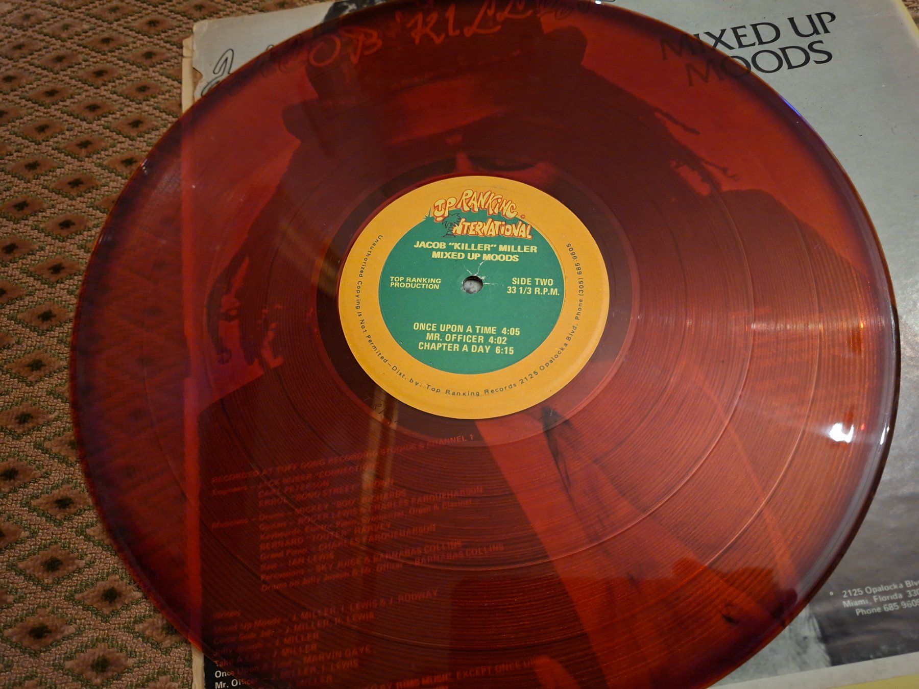 Vinyles: Reggae LP - Jacob Miller - Mixed Up Moods – D'occasion à Bernex par Wannabehasbeen01 4