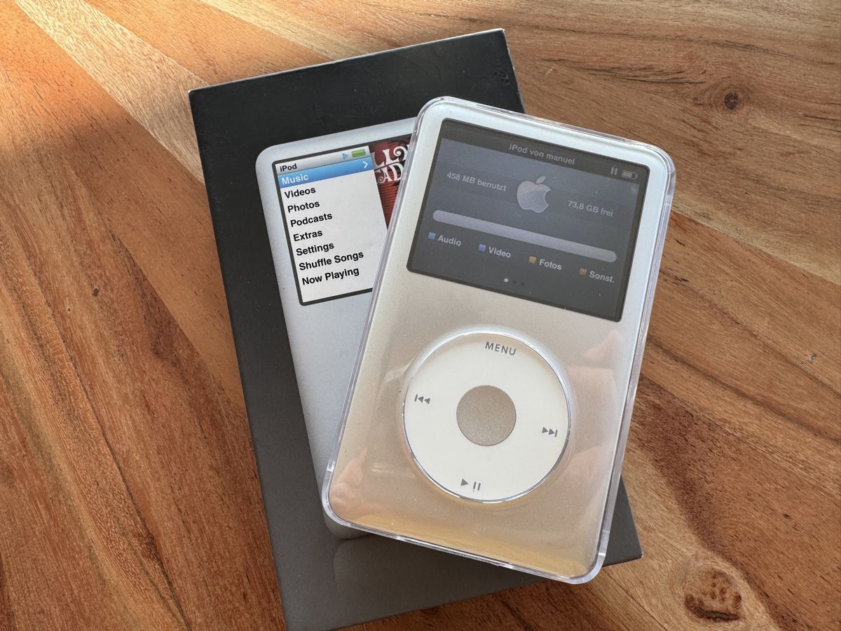 Apple Lettore multimediale portatile: Refurbished! iPod classic 6 80GB mit OVP Silber – Usato da St. Gallen venduto da hae_6rmh 3