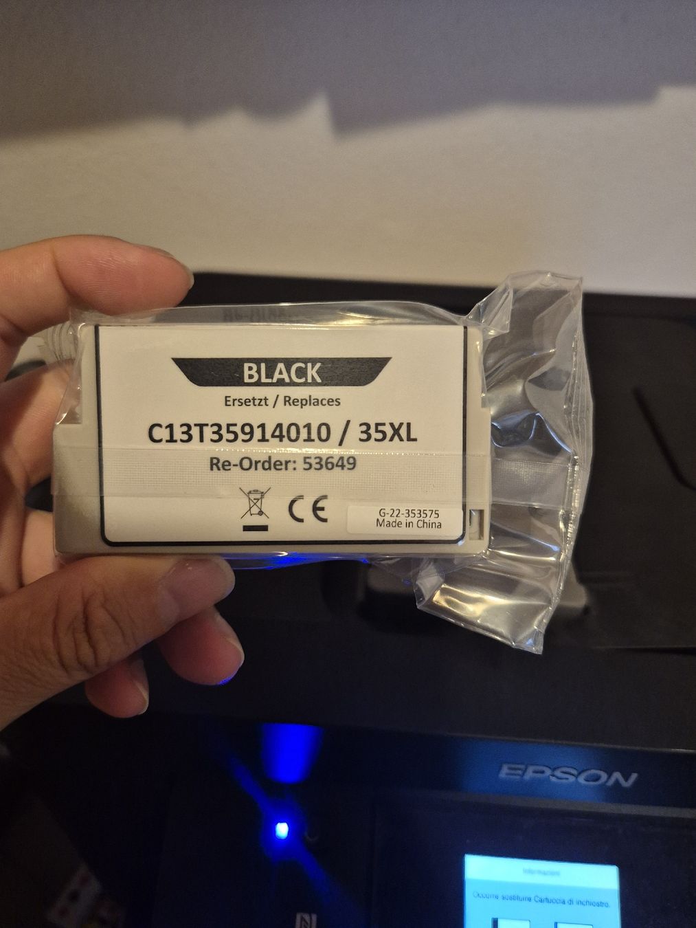 Epson Fotokopierer: Epson Workforce Pro WF-4720 e colori ricaricati – Gebraucht aus Torricella von Denny91 2