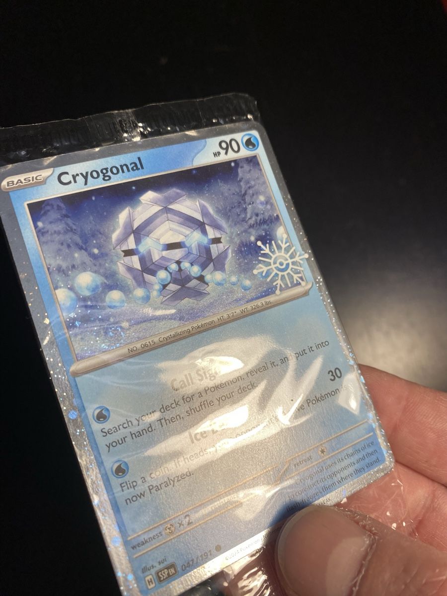 Pokémon Carte collezionabili: Cryogonal #47 - Sonwflake Stamp Holiday Calendar 2025 – Nuovo e nell'imballaggio originale da Unterentfelden venduto da KoolAid-WhiTe 3