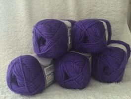 Lisa Premium gründl wolle 21 lila 50g  50g~133m NS 3-4